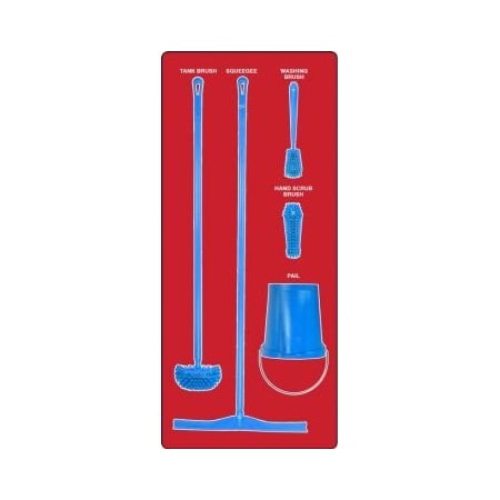 Accuform WET ZONE STOREBOARDS ULTRA PSB713RDBU PSB713RDBU